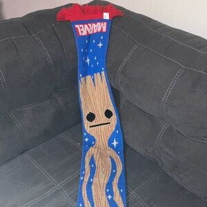 Marvel Blue and Red Groot Scarf